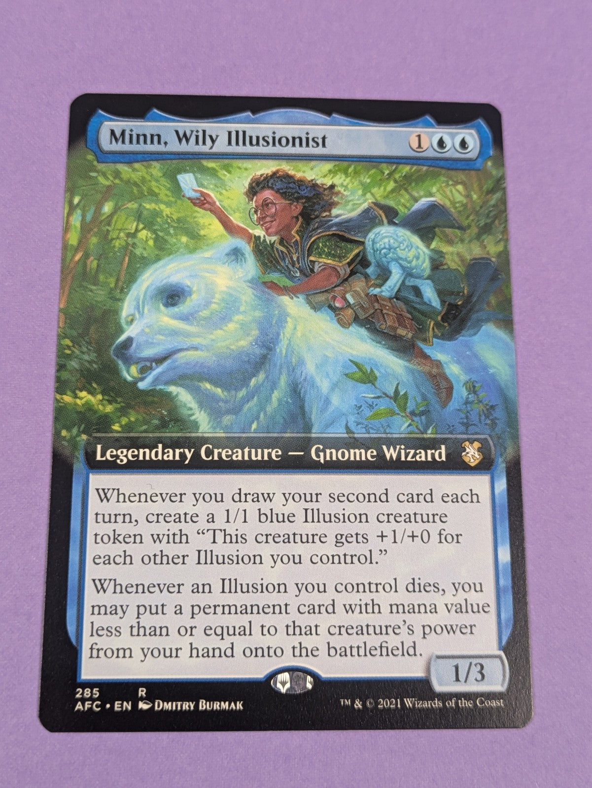 MTG: Adventures In The Forgotten Realms: Minn, Wily Illusionist #285 Rare - NM