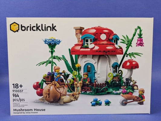 Lego BrickLink Designer Program: Mushroom House Set 910037 BRAND NEW