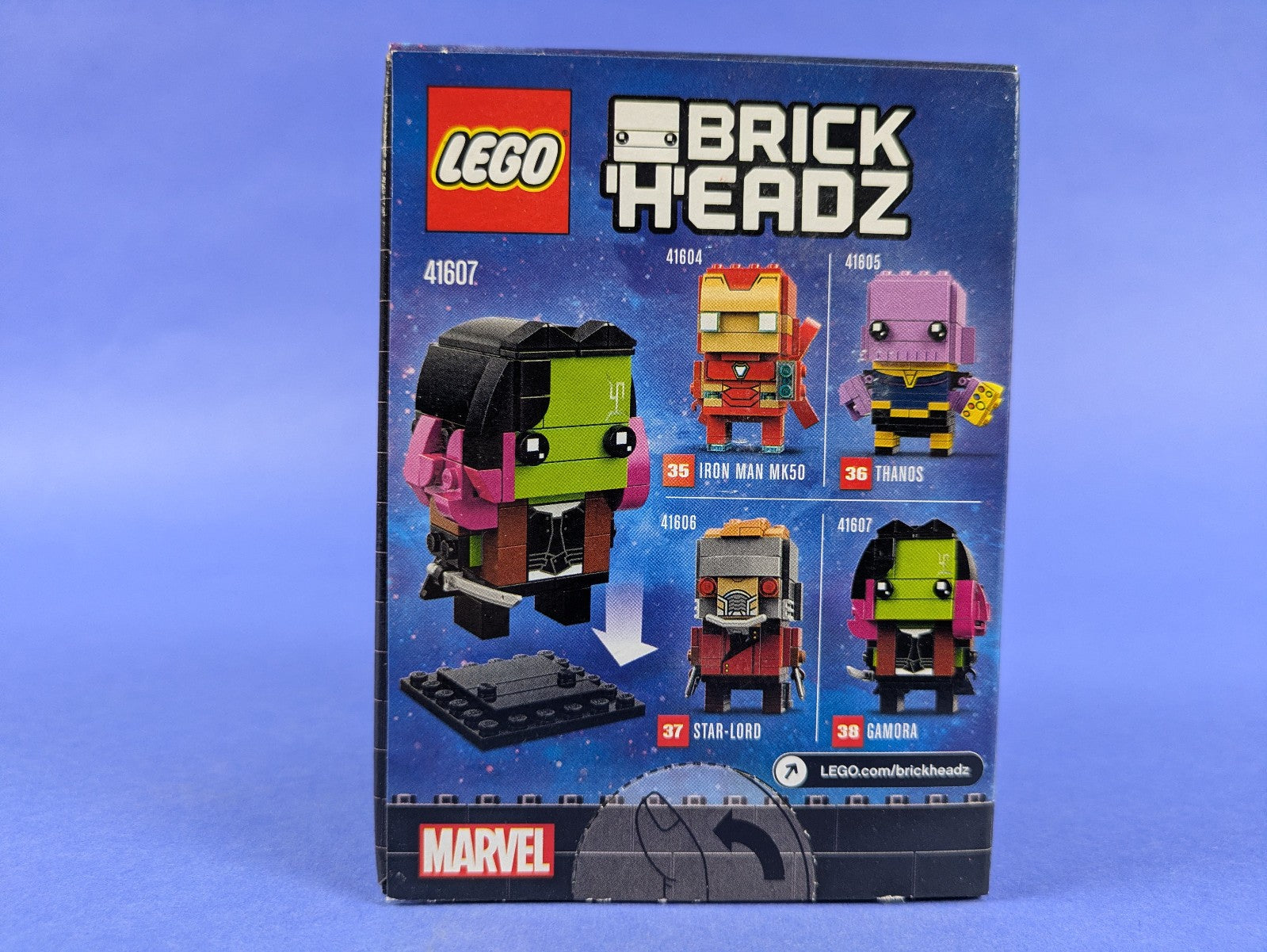 Lego BrickHeadz: Super Heroes: Avengers Infinity War: Gamora Set 41607 BRAND NEW
