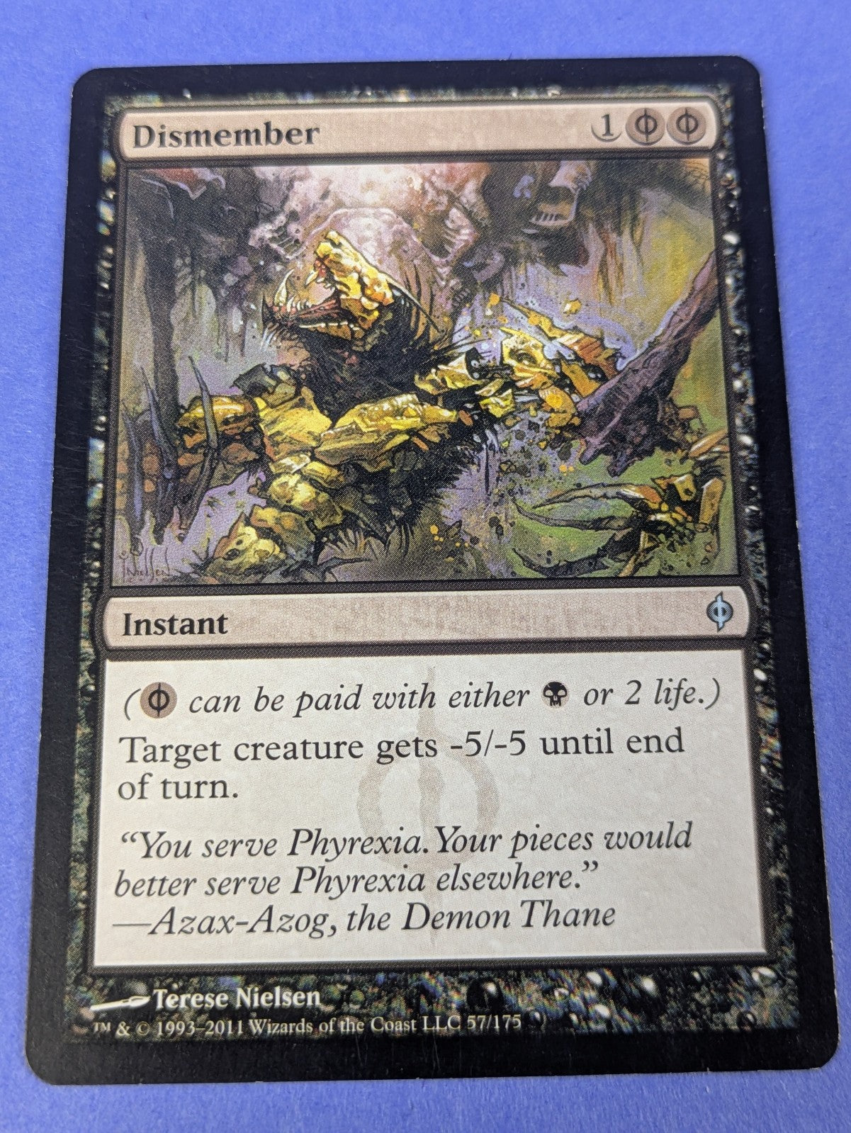 MTG Magic: New Phyrexia: Dismember #57/175 Uncommon - LP