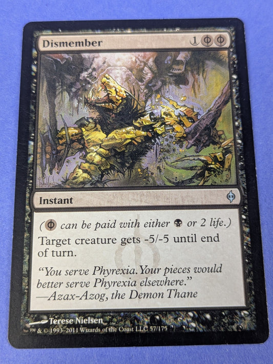 MTG Magic: New Phyrexia: Dismember #57/175 Uncommon - LP