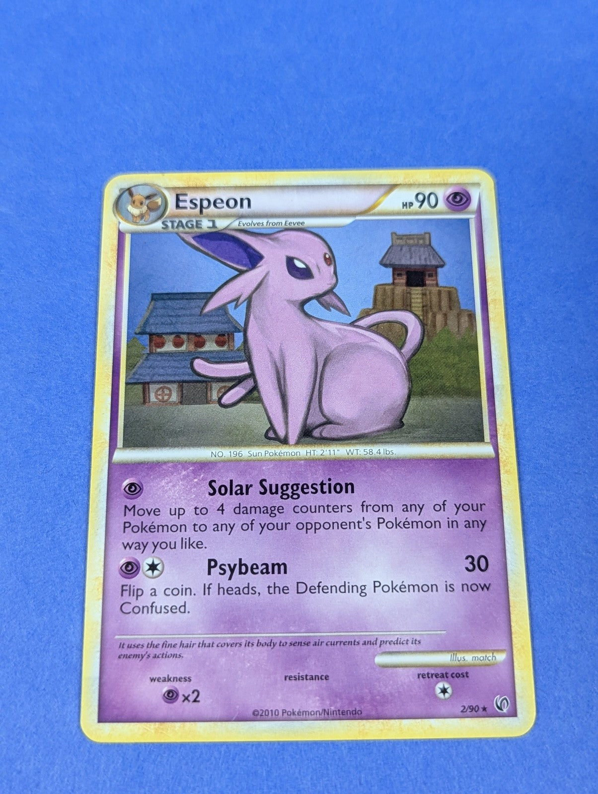 Espeon - 2/90 - Rare HeartGold & SoulSilver Promotional - Pokemon - MP