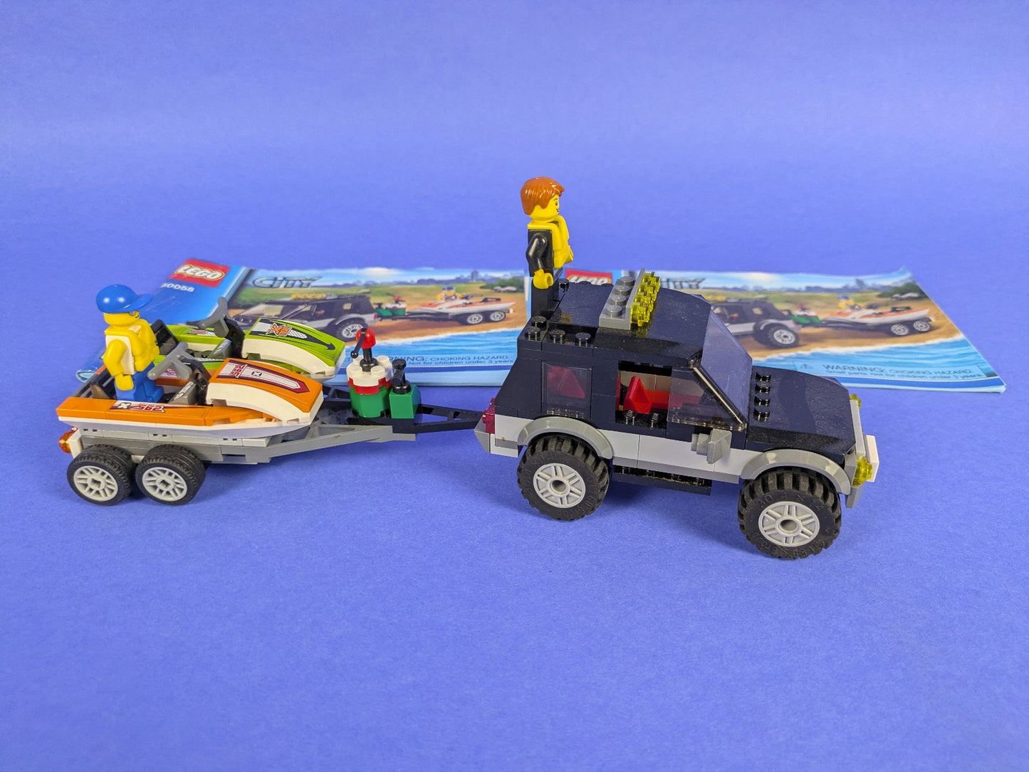 Lego Town: City: Recreation: SUV with Watercraf 60058 - Complete w/ Instructions