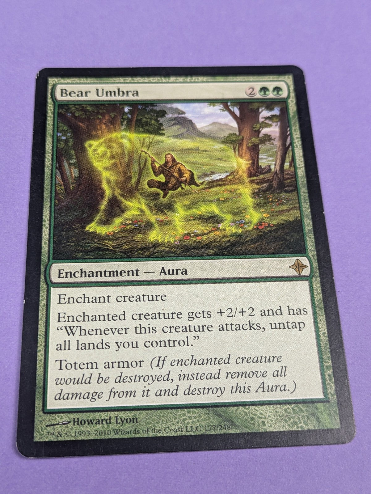 MTG Magic: Rise of the Eldrazi: Bear Umbra #177/248 Rare - LP