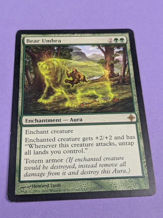 MTG Magic: Rise of the Eldrazi: Bear Umbra #177/248 Rare - LP
