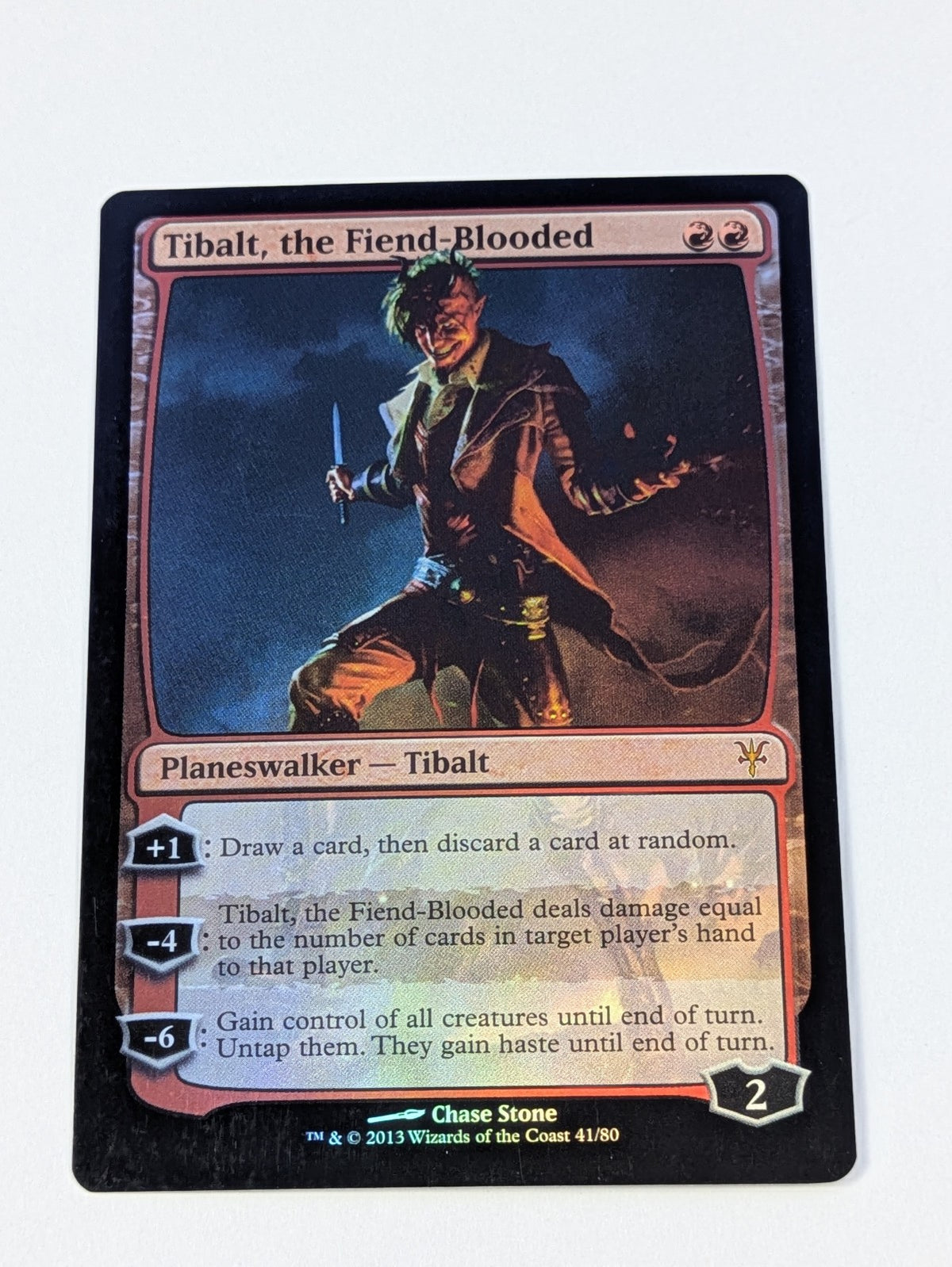 MTG Magic: Duel Decks: Sorin vs. Tibalt: Tibalt, the Fiend-Blooded #41/80 Mythic