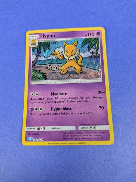 Hypno - 012/034 - Holo Promo Pokémon TCG Classic - Blastoise CLB - Pokemon NM