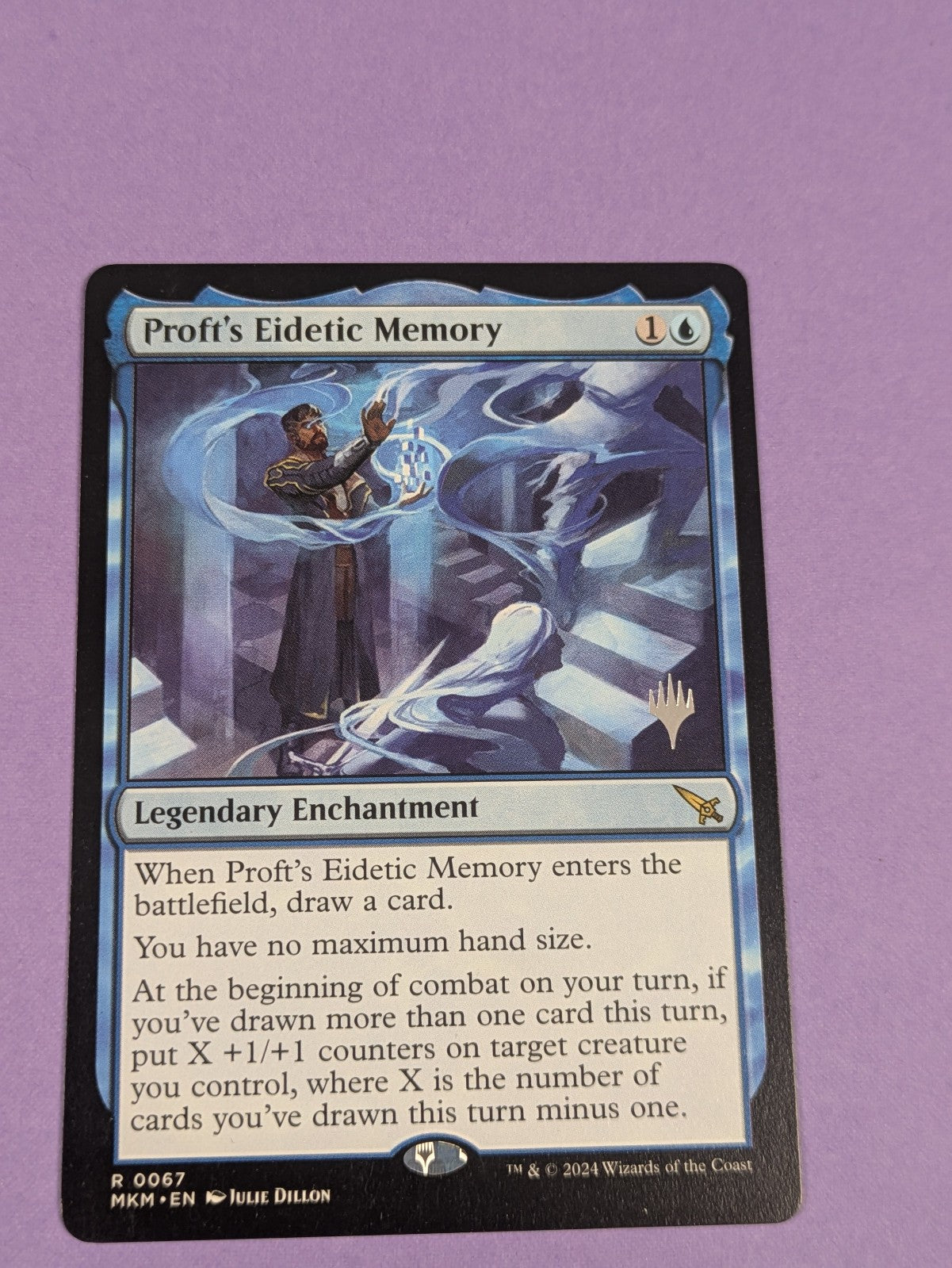 MTG: Murders at Karlov Manor: Promos: Proft's Eidetic Memory #0067 Rare - NM