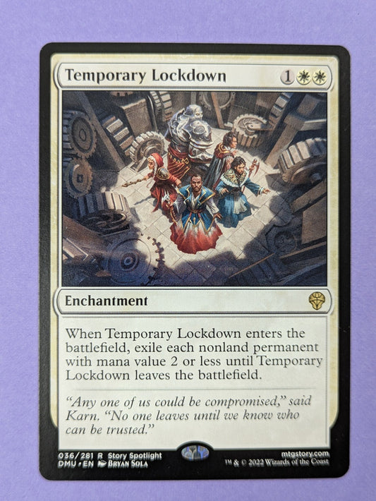 MTG Magic: Dominaria United: Temporary Lockdown #036/281 Rare - NM