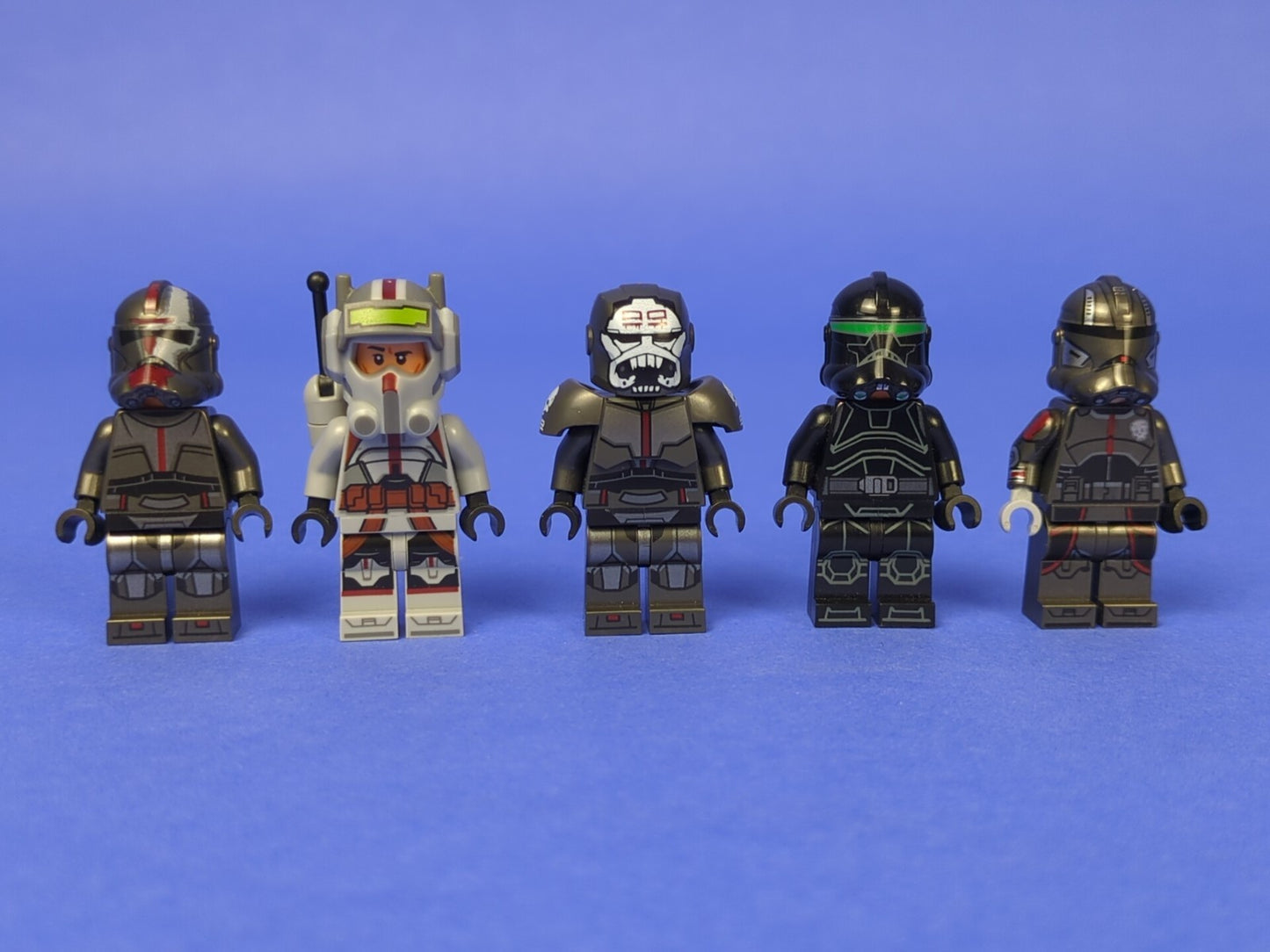 Lego Star Wars: Echo, Crosshair, Hunter, Tech, Wrecker (The Bad Batch Crew)