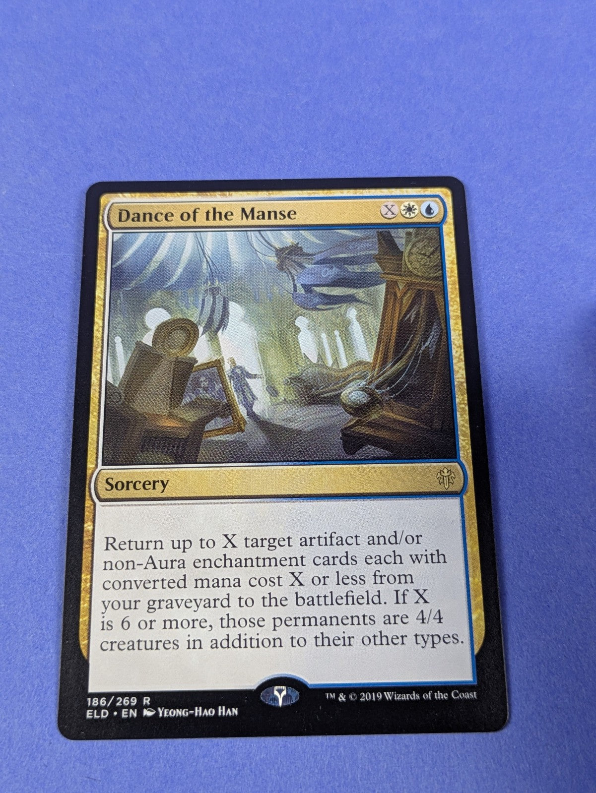 MTG Magic: Throne of Eldraine: Dance of the Manse #186/269 Rare - LP