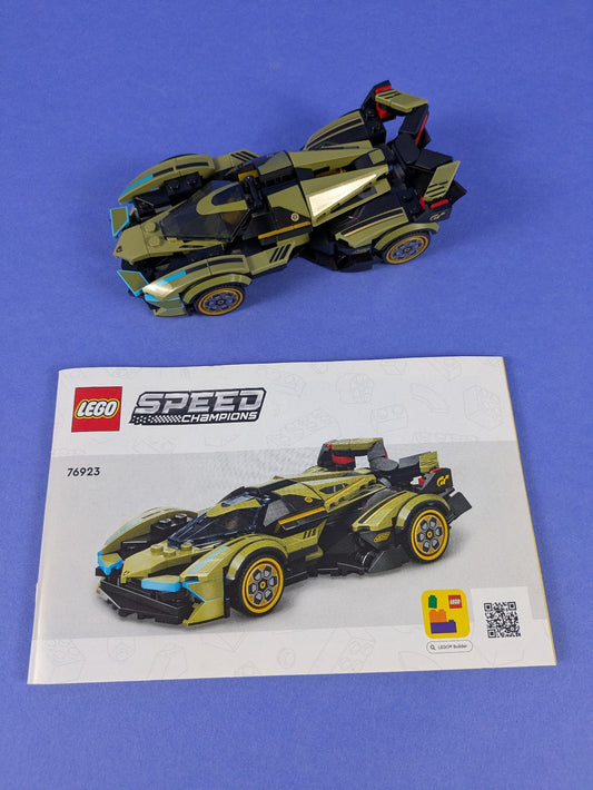 Lego SPEED CHAMPIONS: Lamborghini Lambo V12 Vision Gran Turismo 76923 Complete