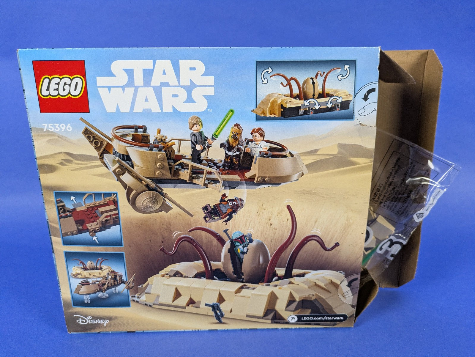 Lego Star Wars: Desert Skiff & Sarlacc Pit Set 75396 - Incomplete Set