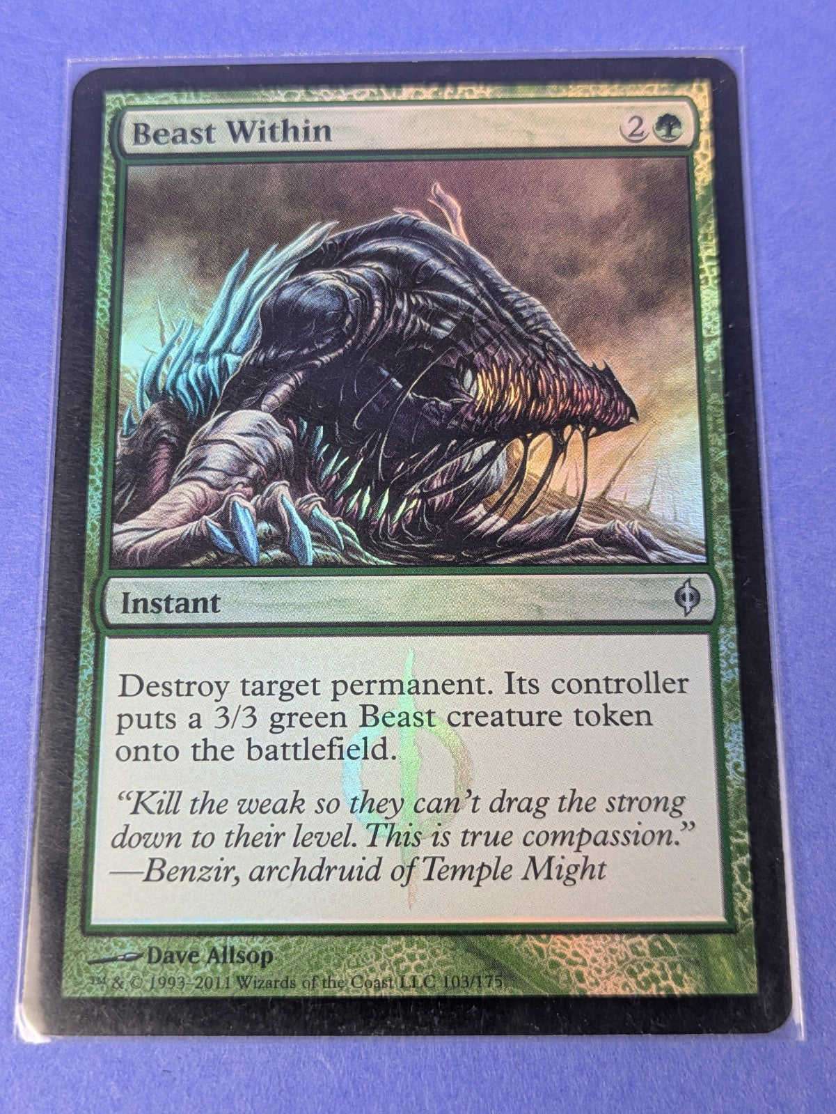 MTG Magic: New Phyrexia: Beast Within Foil #103/175 Uncommon - NM