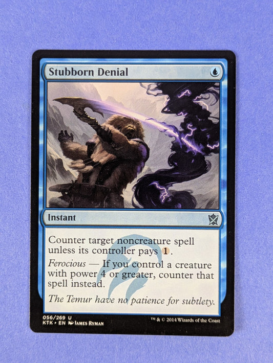 MTG Magic: Khans of Tarkir: Stubborn Denial #056/269 Uncommon - LP