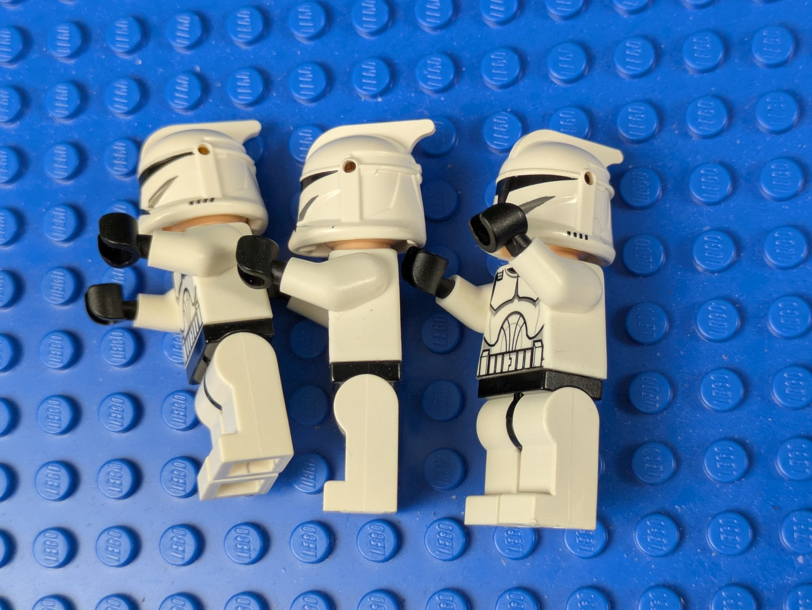 Lego Star Wars: Clone Trooper (Phase 1) - Large Eyes (3X) sw0201 Set 7675