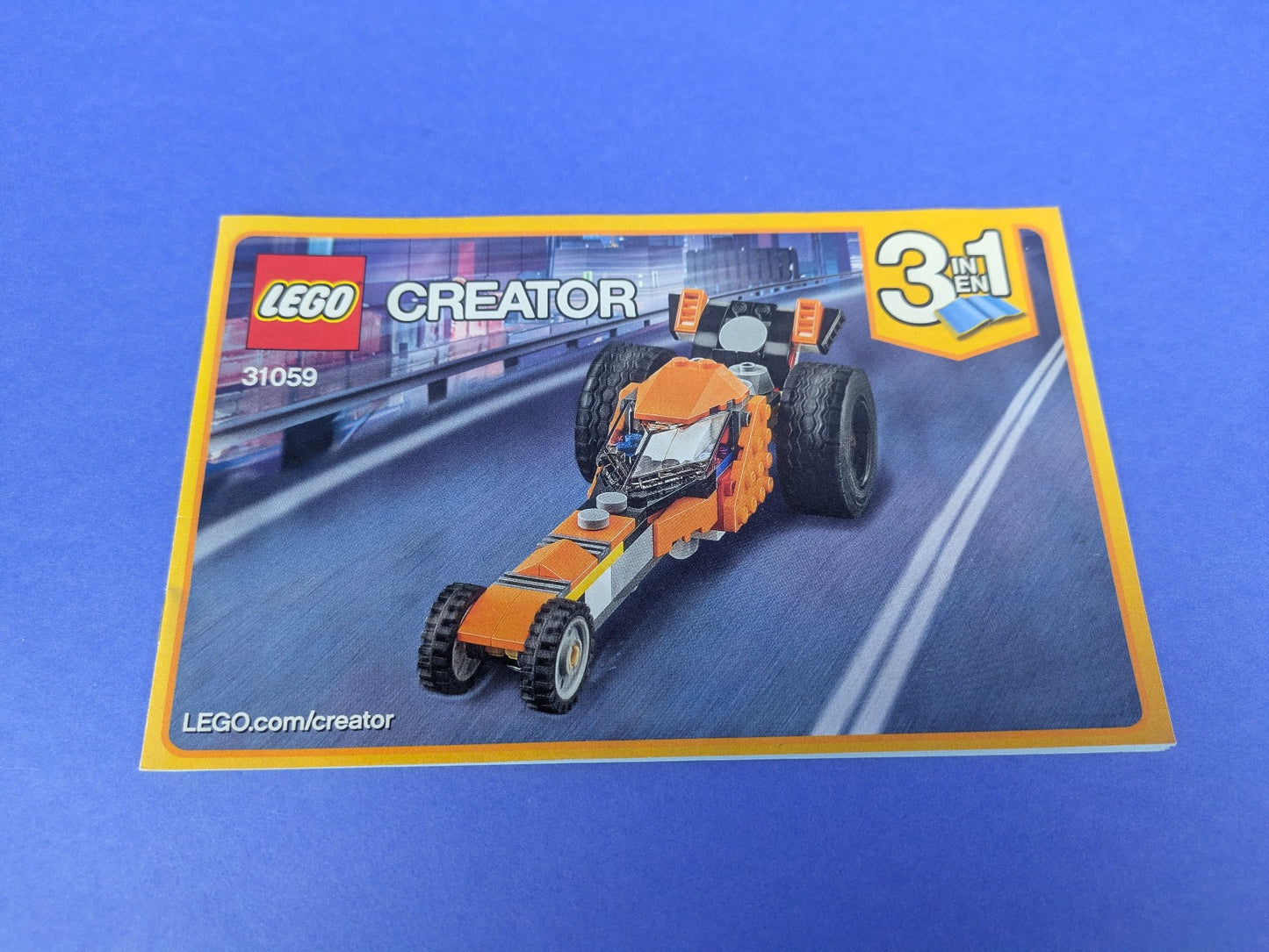 Lego Creator: Model: Riding Cycle: Sunset Street Bike Set 31059 - w/ Instruction