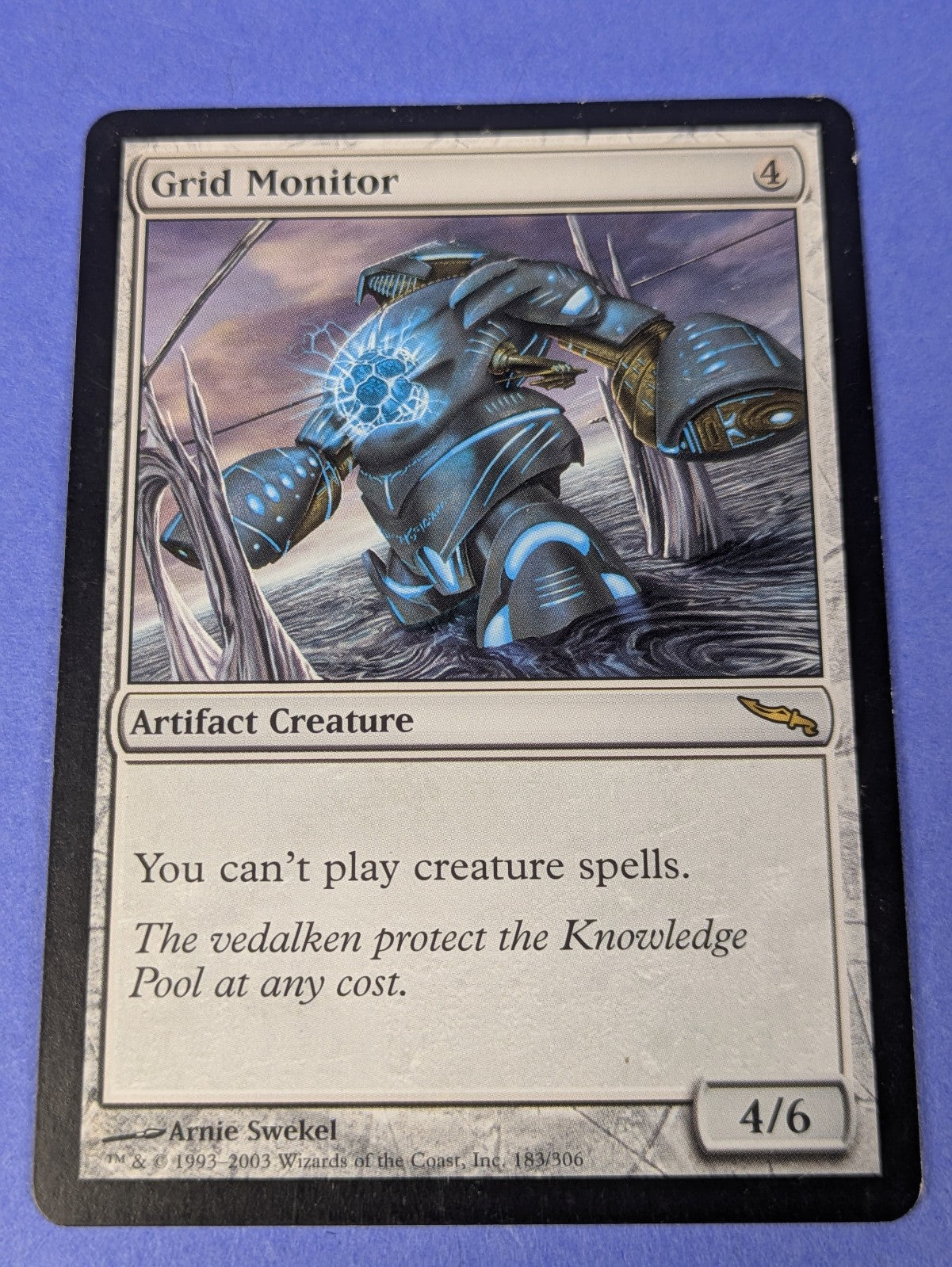 MTG Magic: Mirrodin: Grid Monitor #183/306 Rare - NM