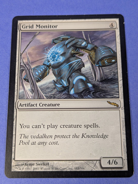 MTG Magic: Mirrodin: Grid Monitor #183/306 Rare - NM