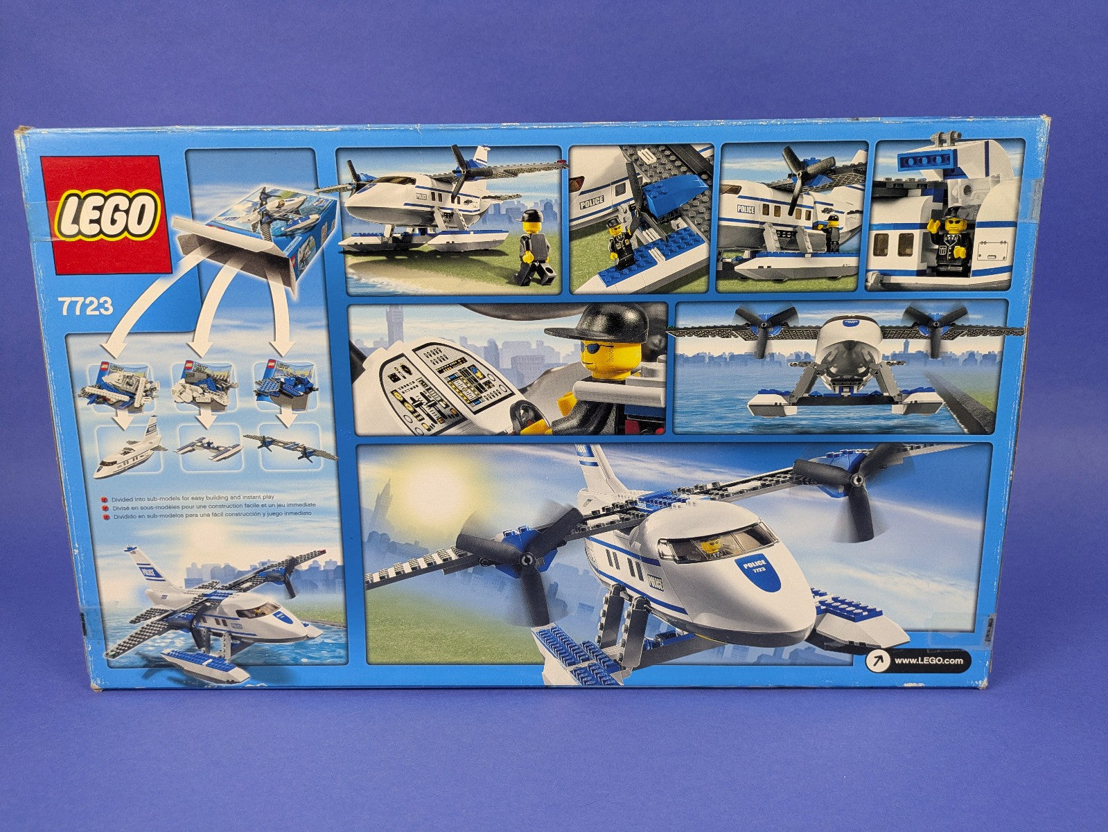 Lego Town: City: Police: Police Pontoon Plane 7723