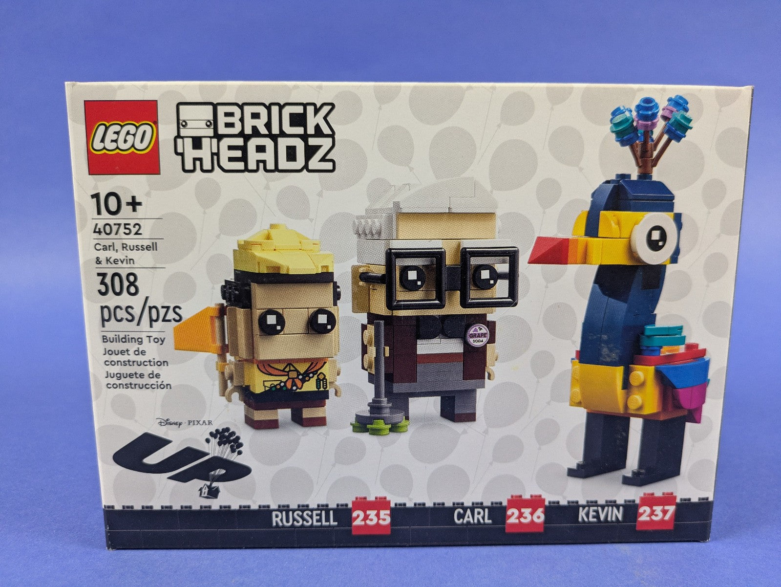 Lego BrickHeadz: Disney: Up: Carl, Russell & Kevin Set 40752 BRAND NEW