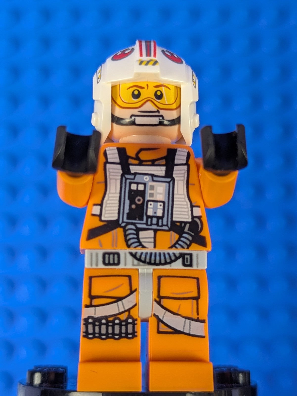 Lego Star Wars: Luke Skywalker (Pilot, Visor Up / Down) sw1139 Set 75313