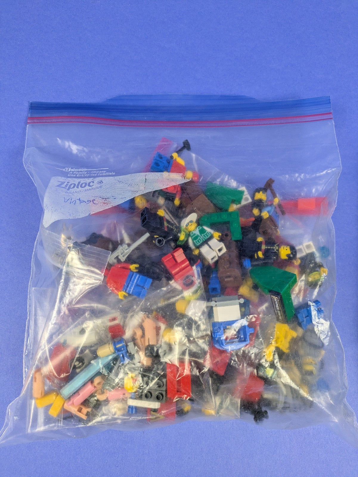 LEGO Assorted Minifigure and Random Parts/Pieces Bundle Lot - 11.9 oz