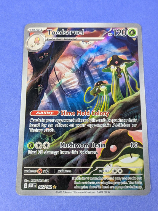 Toedscruel - 185/182 - Illustration Rare Paradox Rift - Pokemon Card - NM