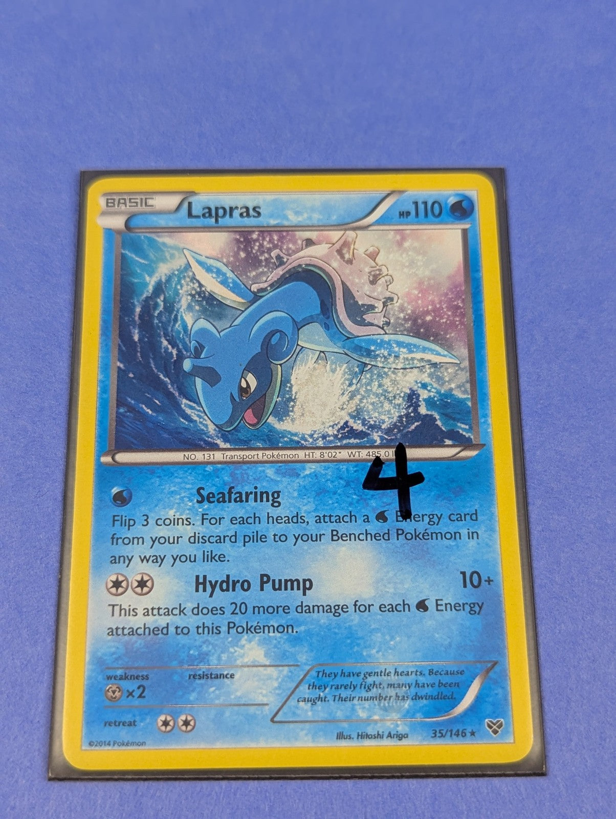 Lapras - 35/146 - Ultra Rare XY - Pokemon Card - MP