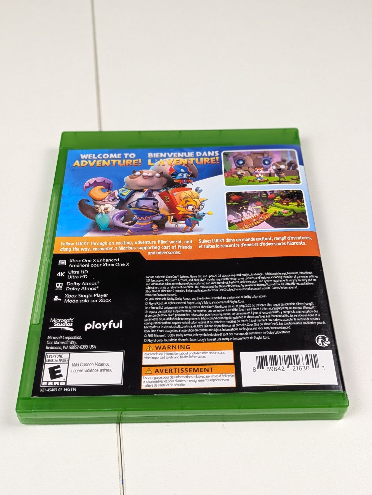 Super Lucky’s Tale (Xbox One, 2017) CIB