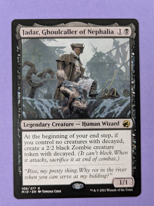 MTG Magic: Innistrad: Jadar, Ghoulcaller of Nephalia #108/277 Rare - NM