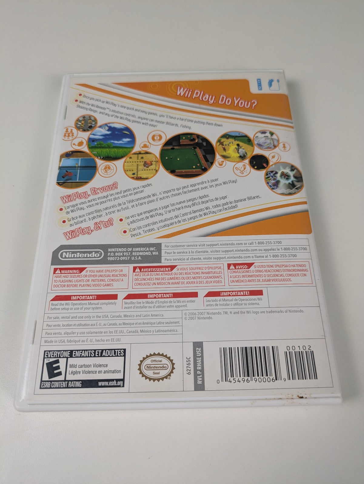Wii Play (Nintendo Wii, 2006) CIB
