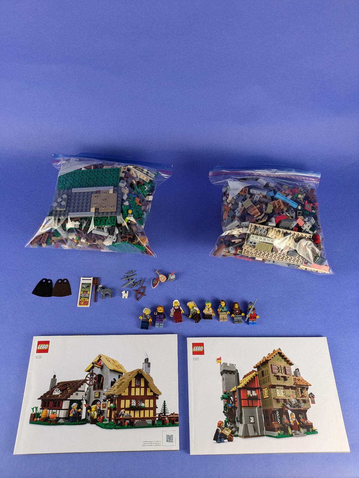 LEGO Castle Medieval Town Square 10332 Complete Set Pre-Owned