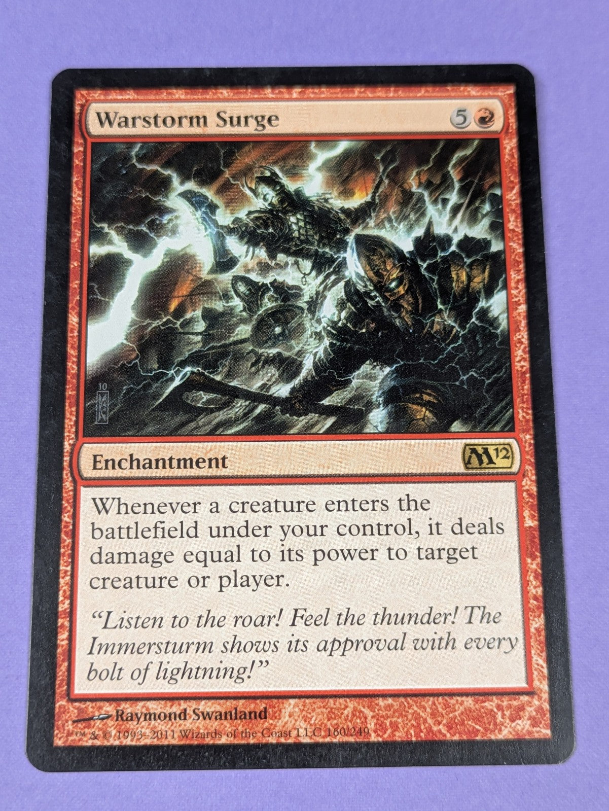 MTG Magic the Gathering: Magic 2012: Warstorm Surge #160/249 Rare - NM