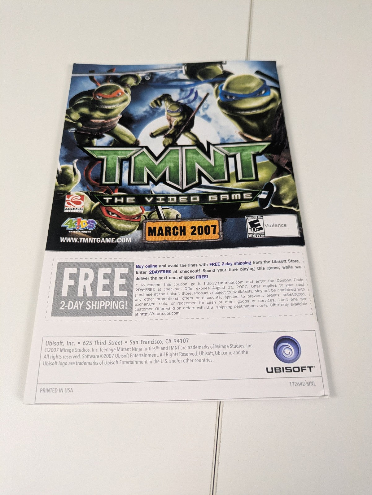 Blazing Angels: Squadrons of WWII (Nintendo Wii, 2007) CIB