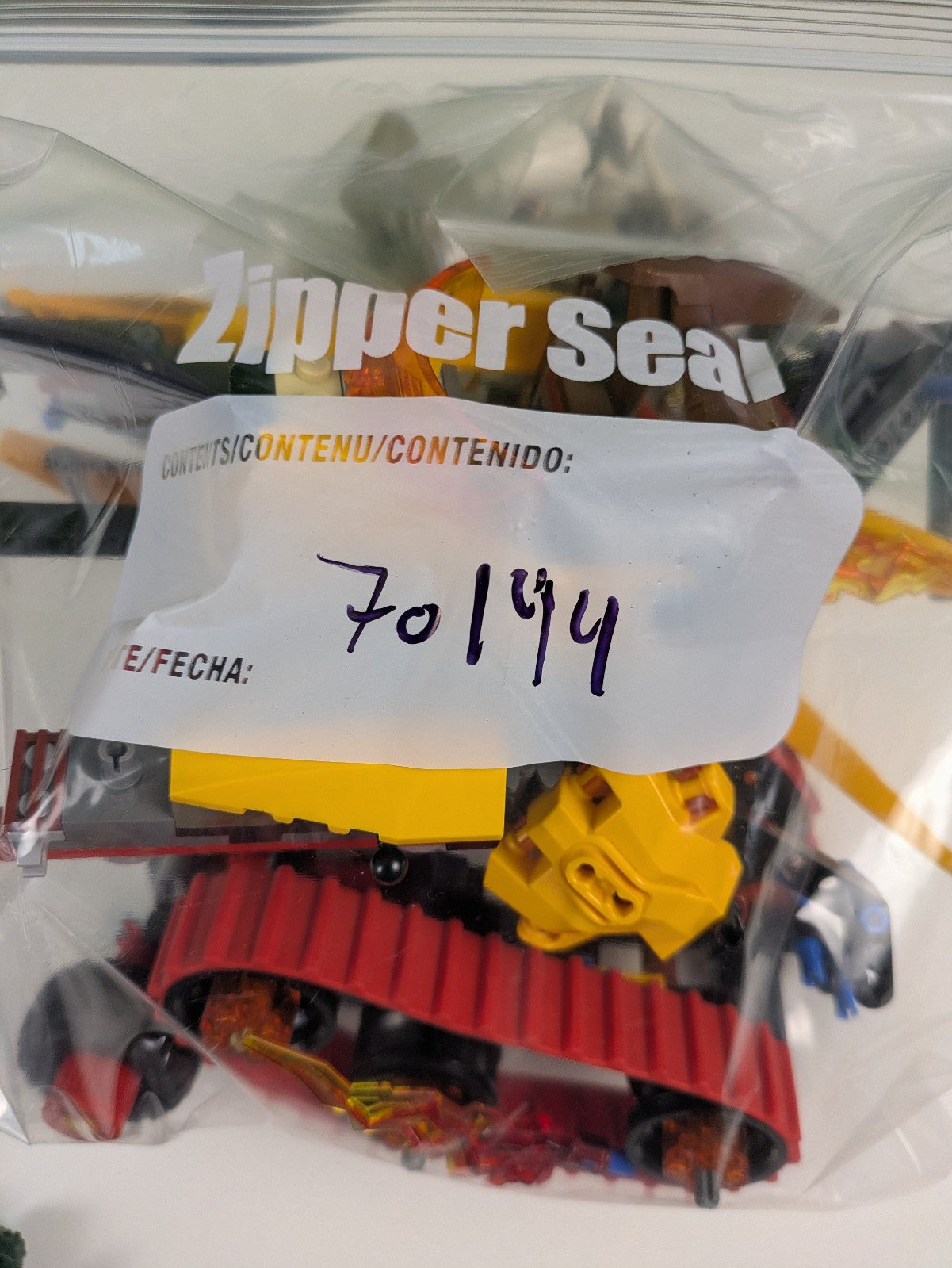 Lego LEGENDS OF CHIMA: Laval's Fire Lion Set 70144 - Incomplete Set