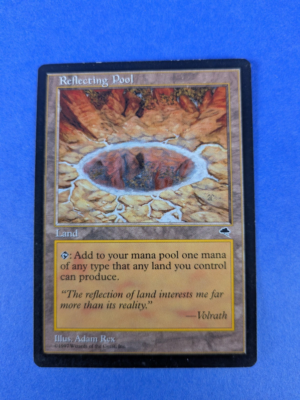MTG Magic the Gathering: Tempest: Reflecting Pool Rare - LP