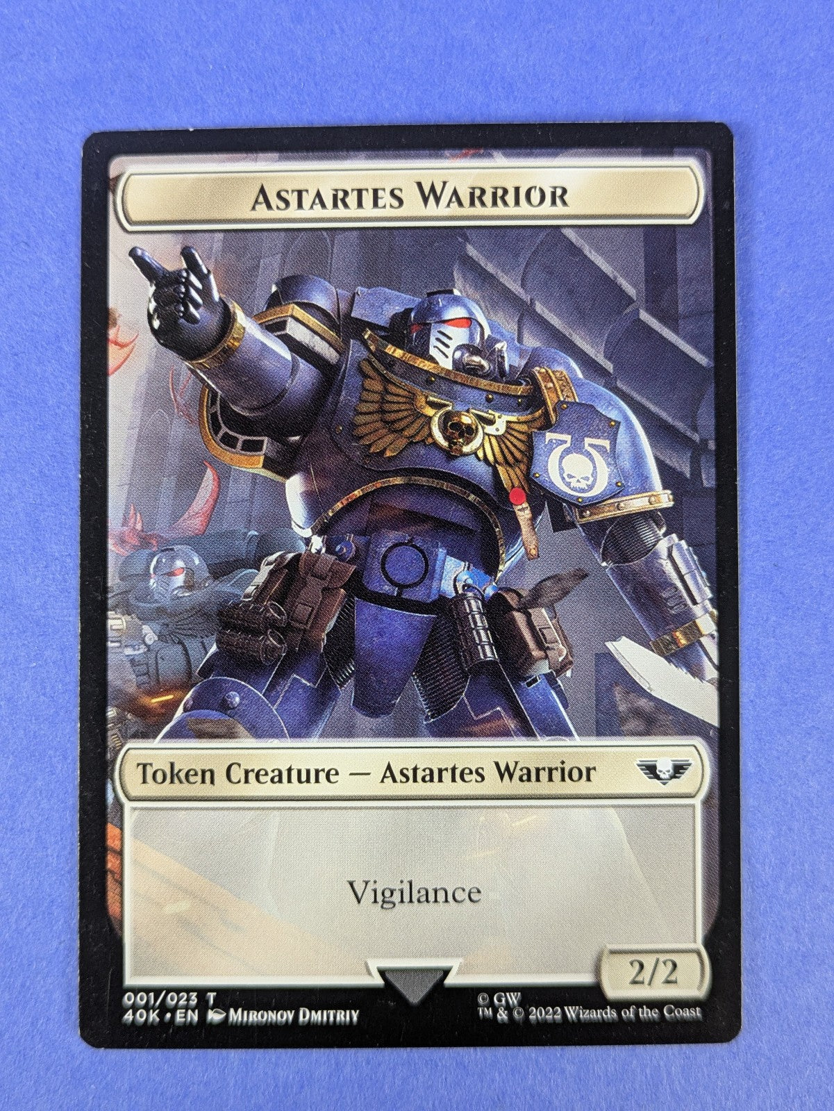 MTG: Warhammer 40,000: Tokens: Astartes Warrior / Robot #001/023 Token - LP