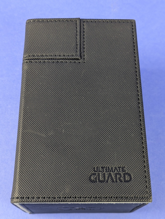 Ultimate Guard FLIP n TRAY Xenoskin Deck Case 80+ Black for MTG Pokemon and etc