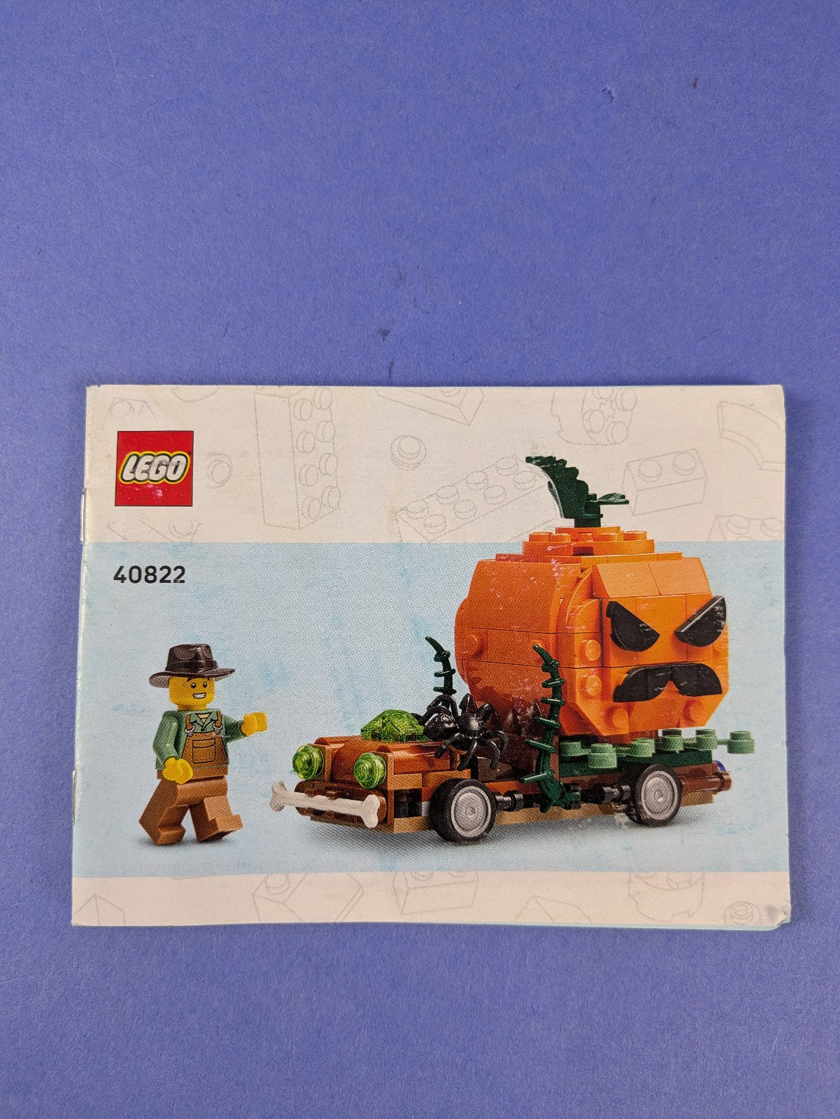 LEGO Holiday & Event Jack-O'-Lantern Pickup Truck 40822 Complete Set Pre-Owned
