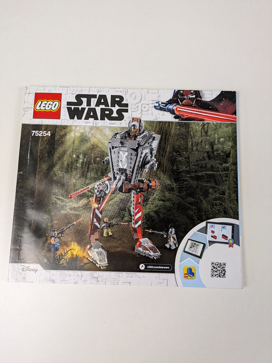 Lego Star Wars: The Mandalorian: AT-ST Raider Set 75254 - w/ Instructions