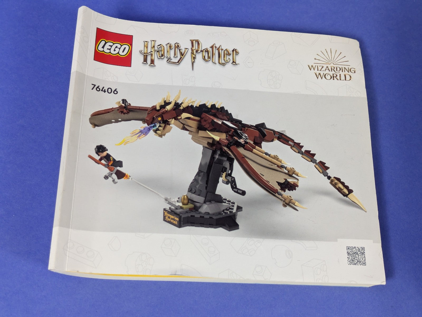 Lego Harry Potter: Sculptures: Hungarian Horntail Dragon Set 76406 Complete Set