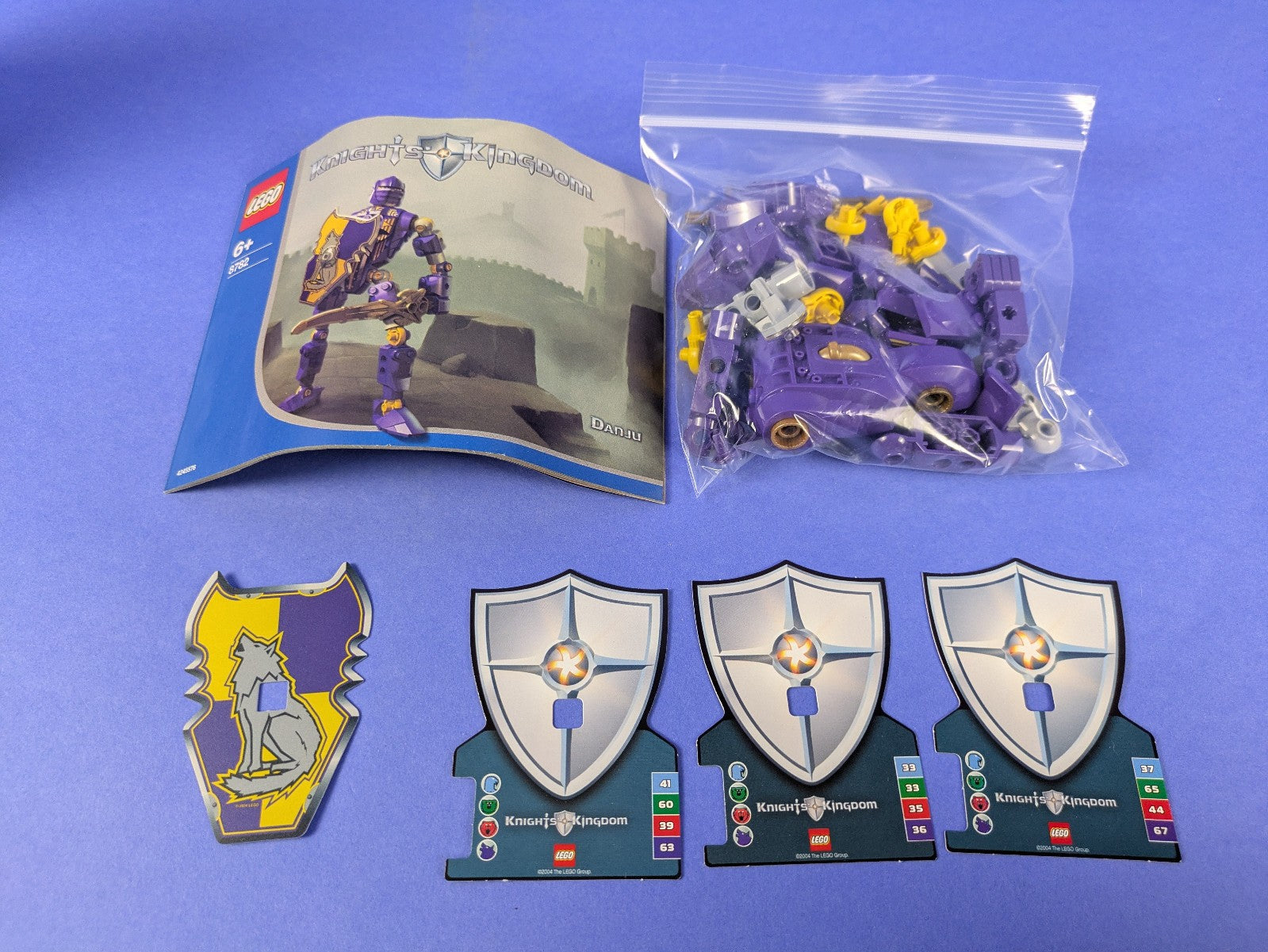 Lego Castle: Knights Kingdom II: Danju (USA version with 3 Cards) 8782 Complete