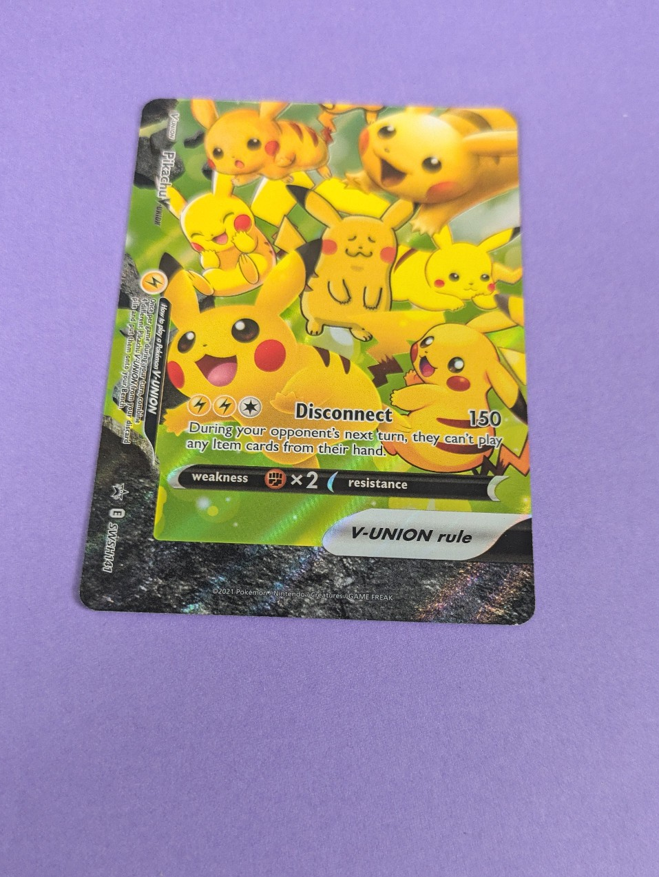 Pikachu V-UNION - SWSH141 - Promo Sword & Shield Promos - Pokemon Card - NM