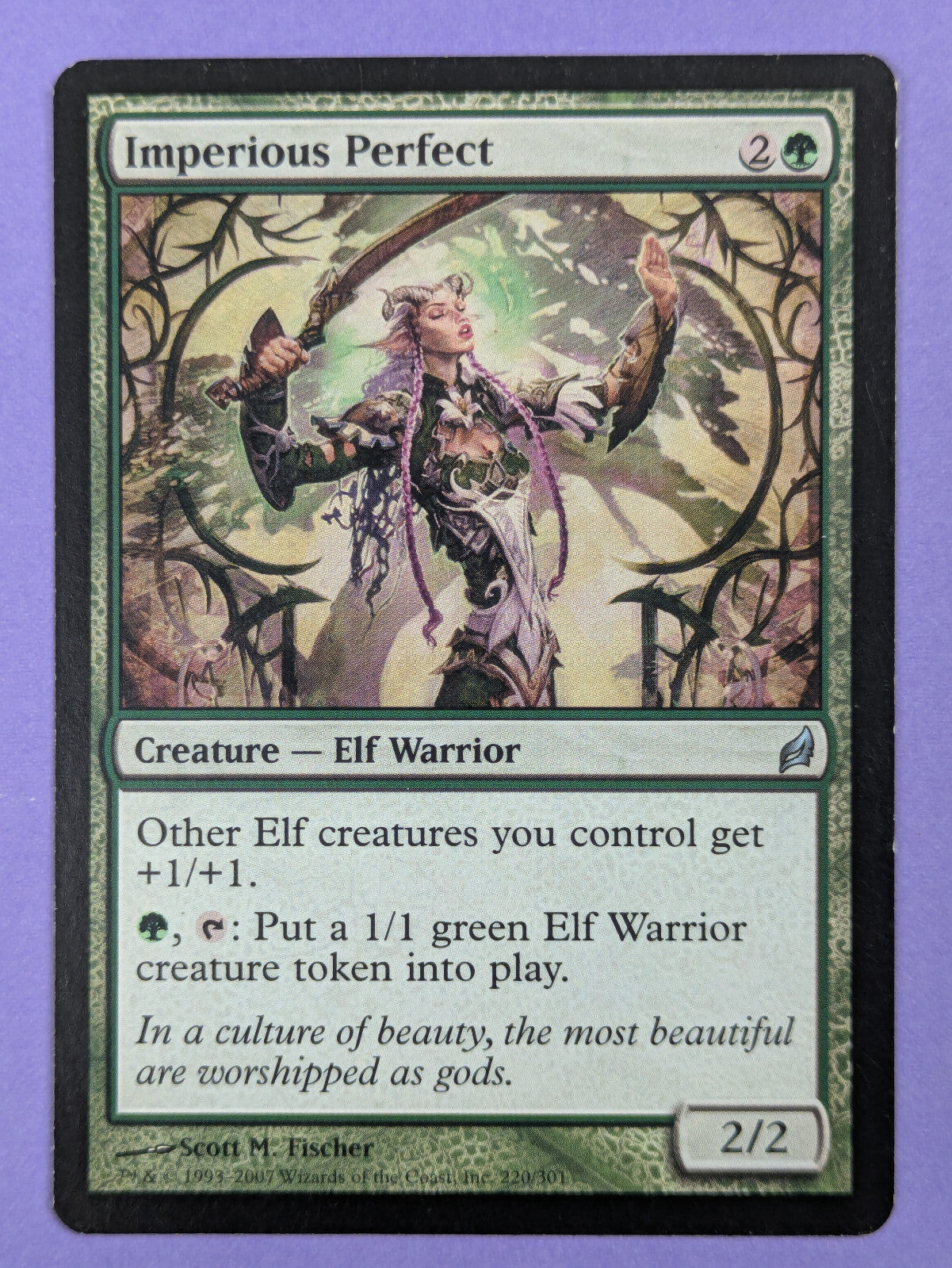 MTG Magic The Gathering: Lorwyn: Imperious Perfect #220/301 Uncommon - LP