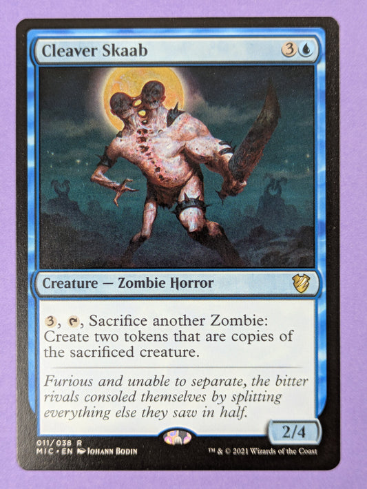 MTG Magic: Midnight Hunt Commander: Cleaver Skaab #011/038 Rare - NM