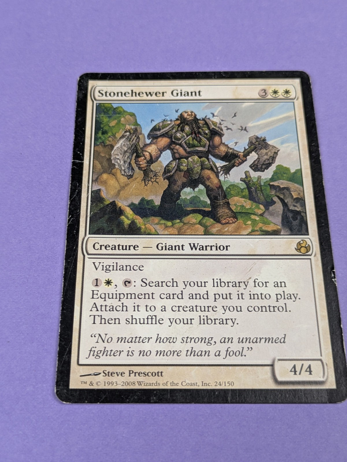 MTG Magic: Morningtide: Stonehewer Giant #24/150 Rare - MP