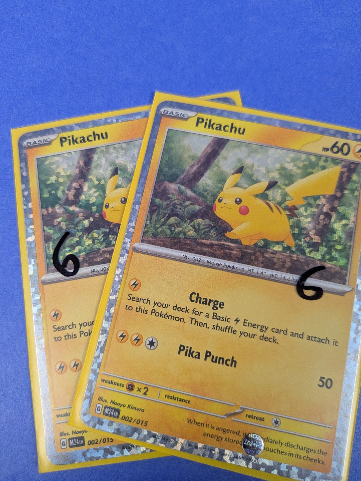 Pikachu - 002/015 - Promo Holo McDonalds 2025 Promo - Pokemon Card - NM