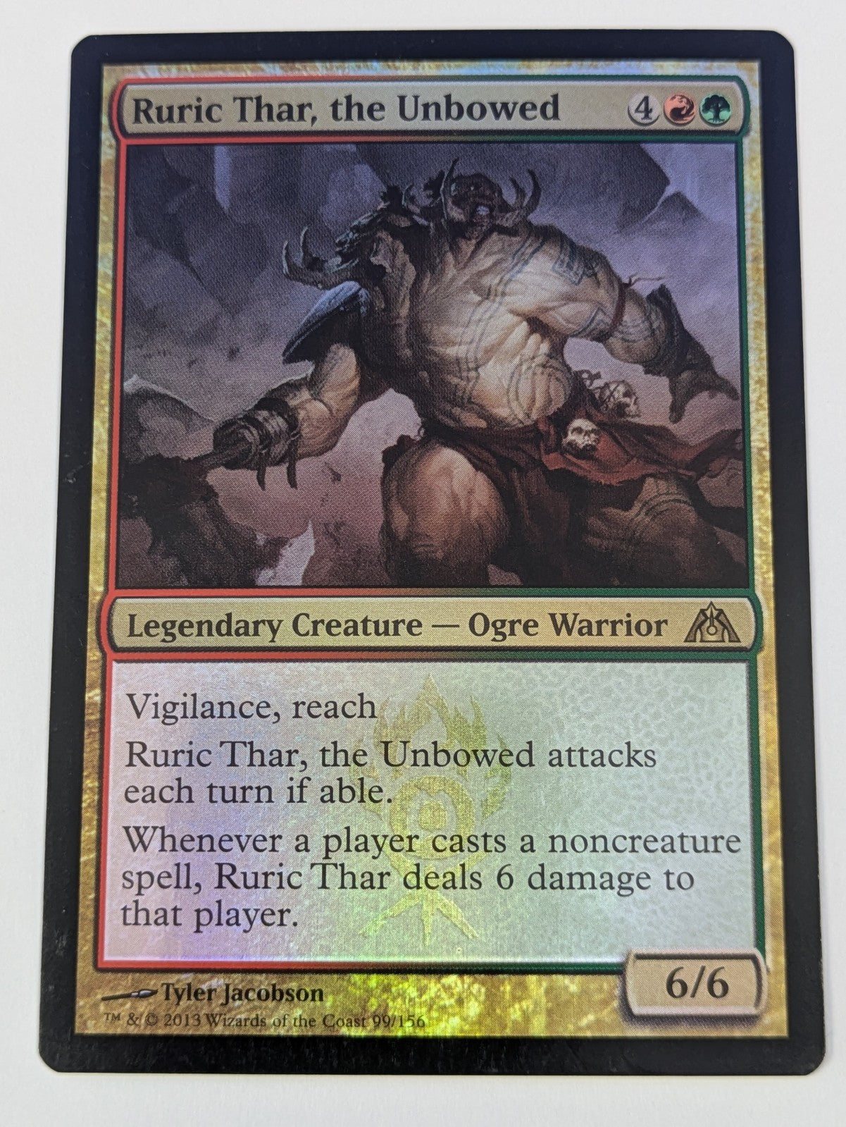 MTG Magic: Dragon's Maze: Ruric Thar, the Unbowed Foil #99/156 Rare - NM