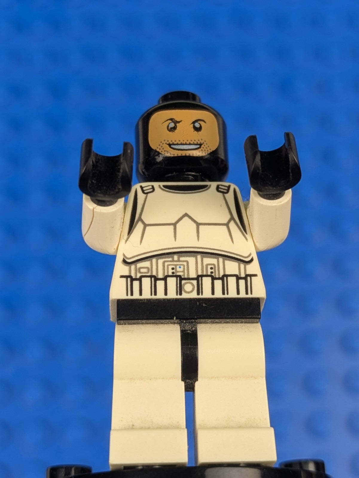 Lego Star Wars: Imperial Stormtrooper - Printed Black Head sw0366 Set 9489